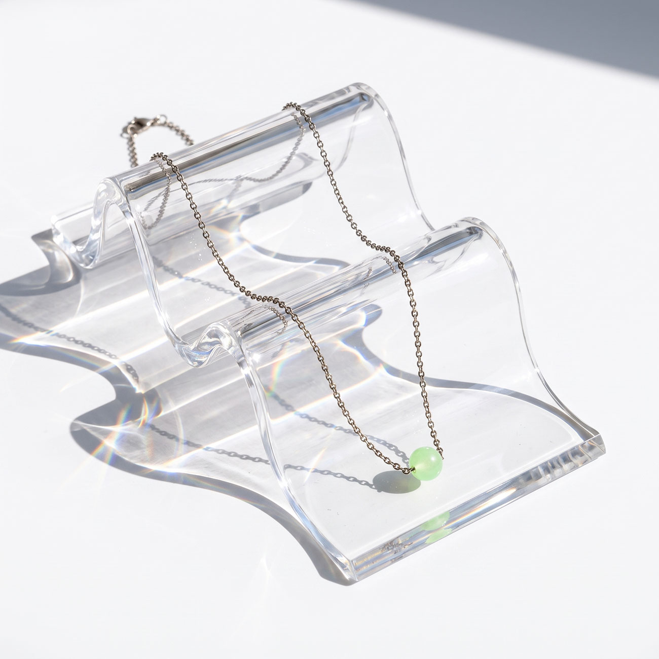 Glow In The Dark Bead Necklace — marketing