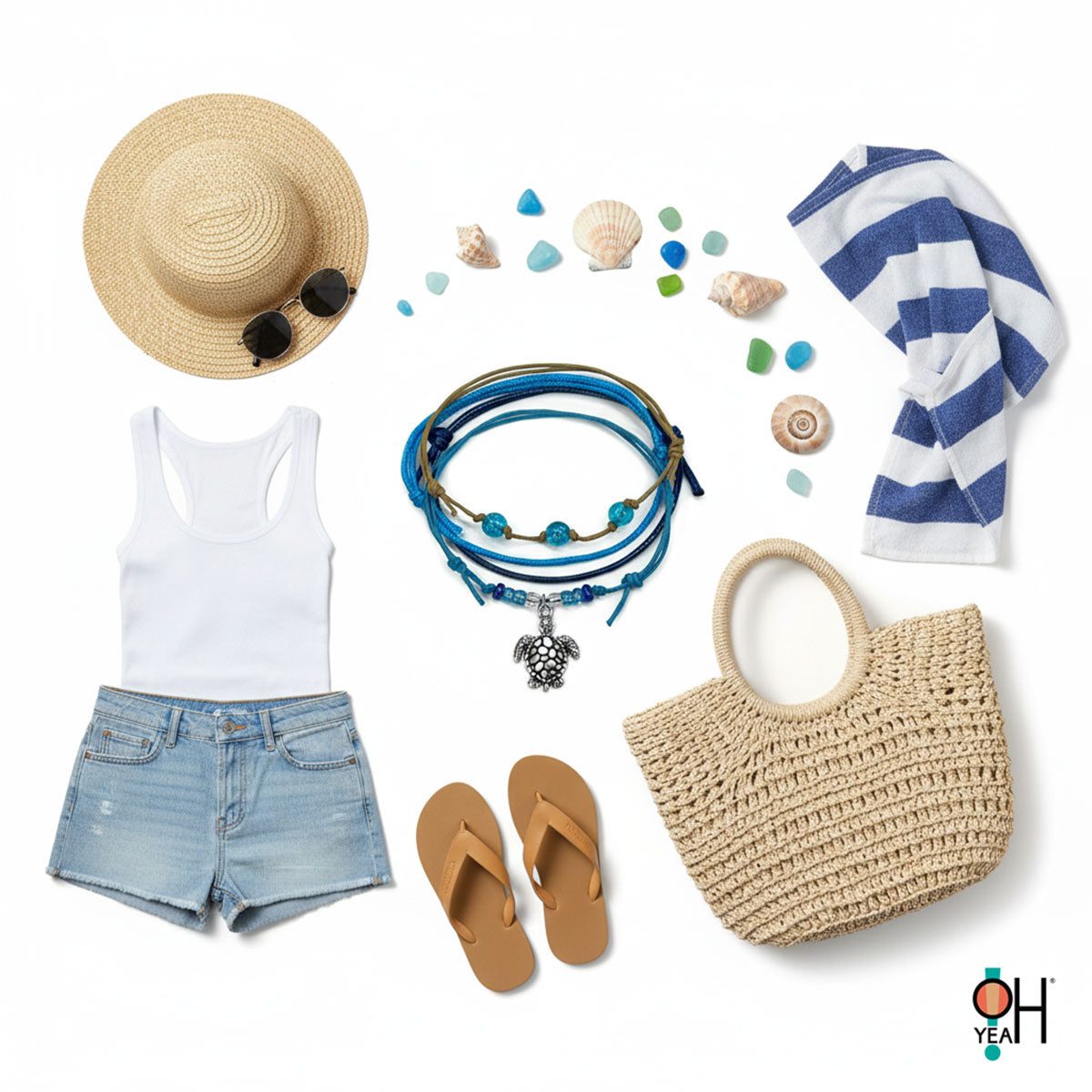 Sea Turtle Bracelet Style Pack • Blue, marketing photo 1