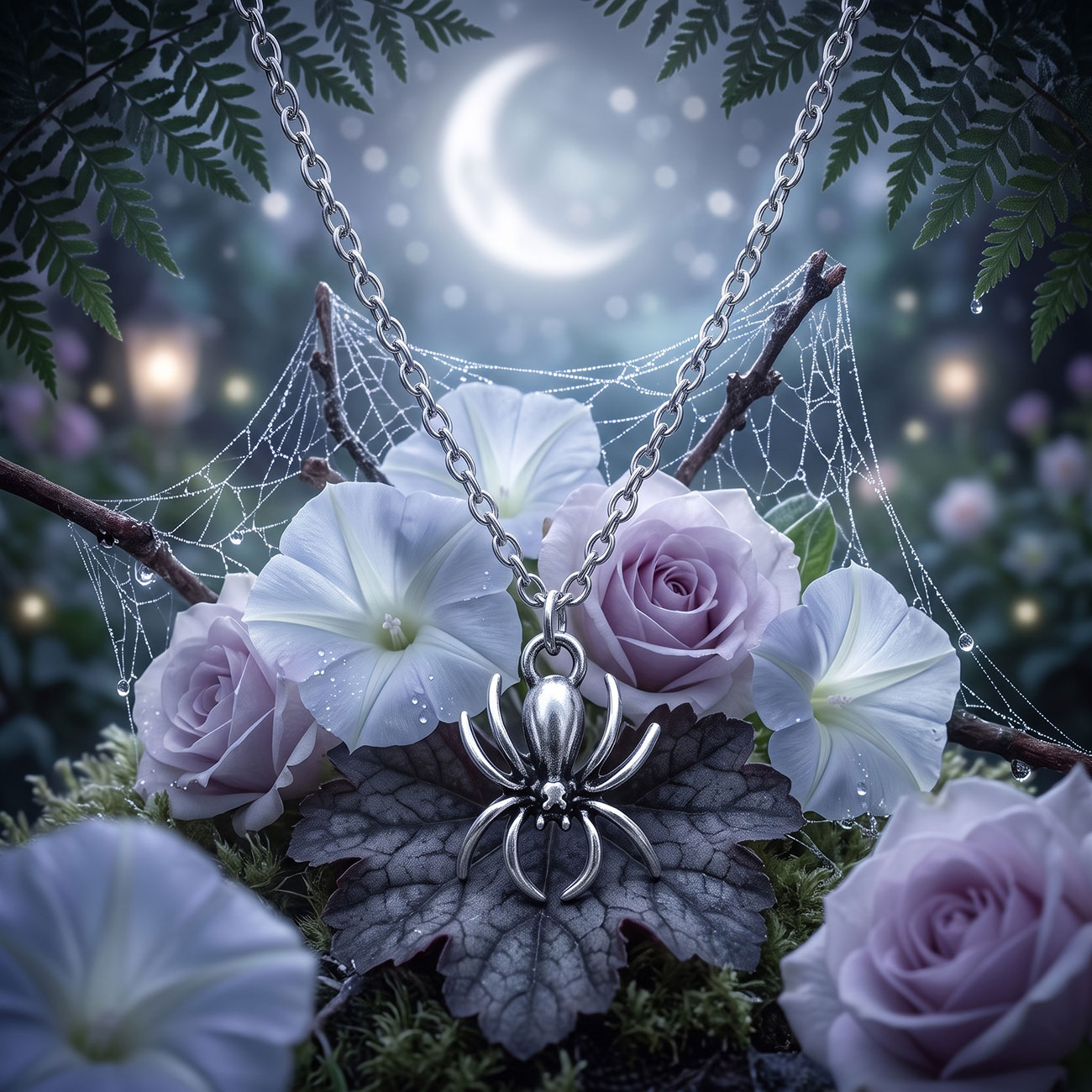 Spider Necklace — marketing