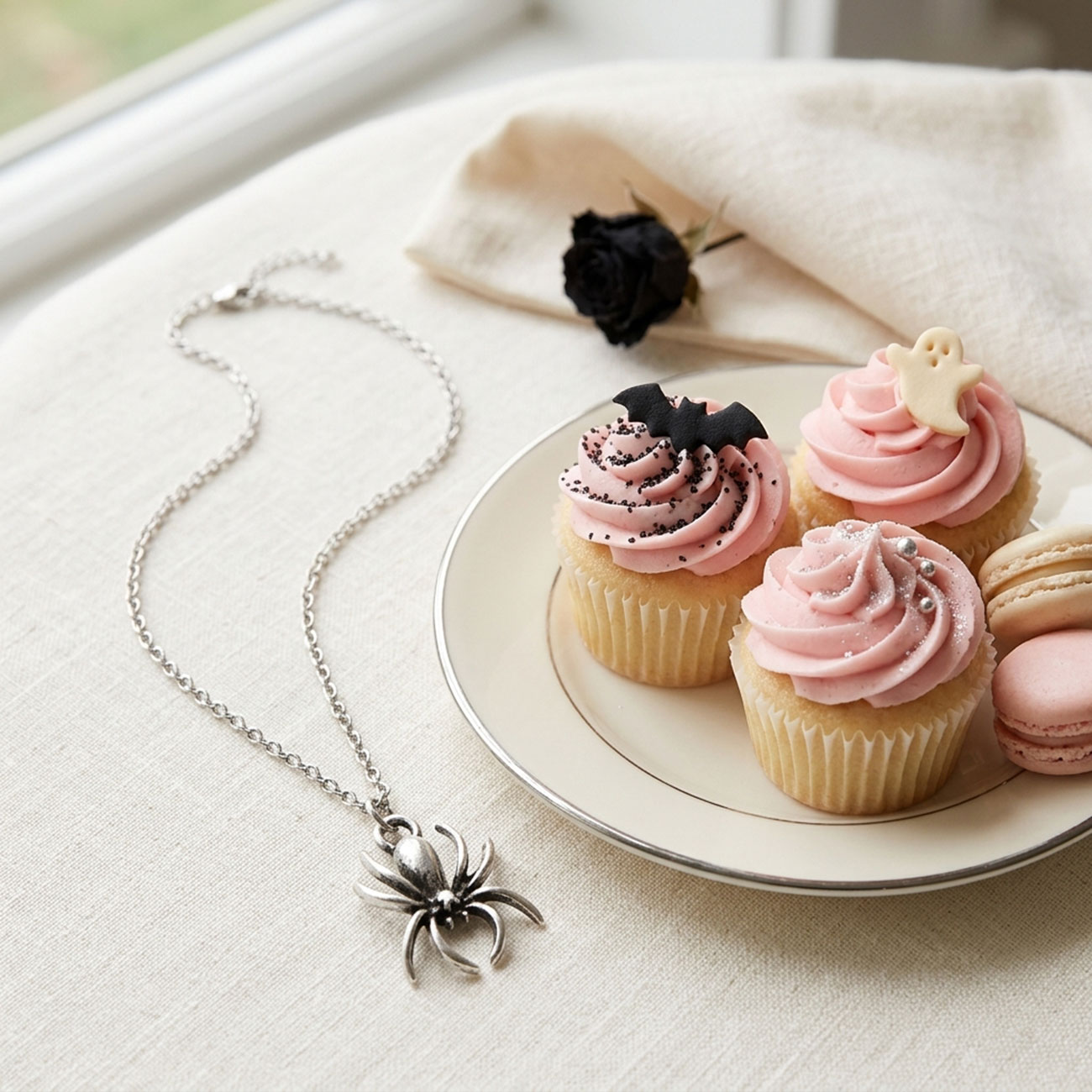 Spider Necklace — marketing