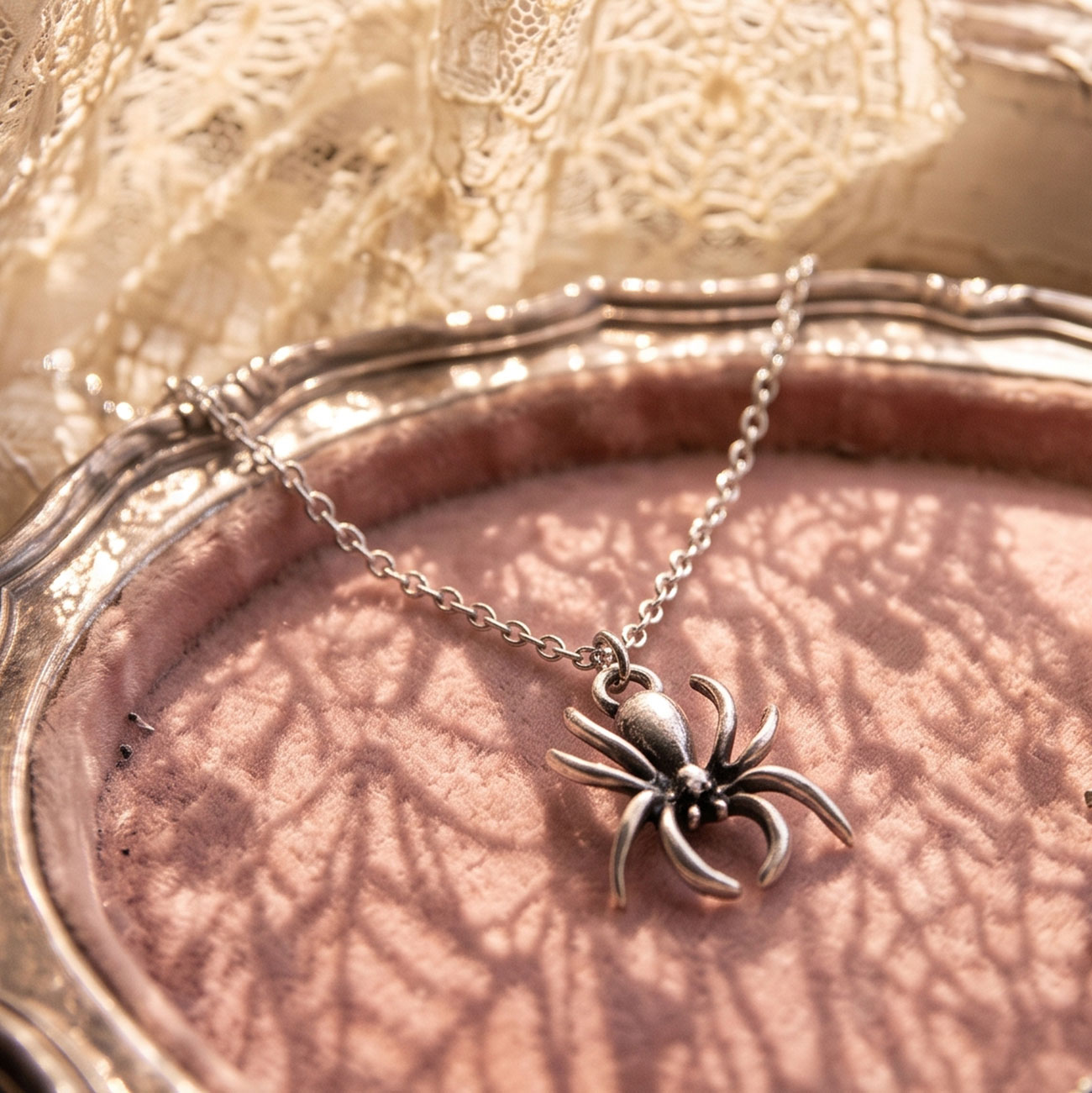 Spider Necklace — marketing