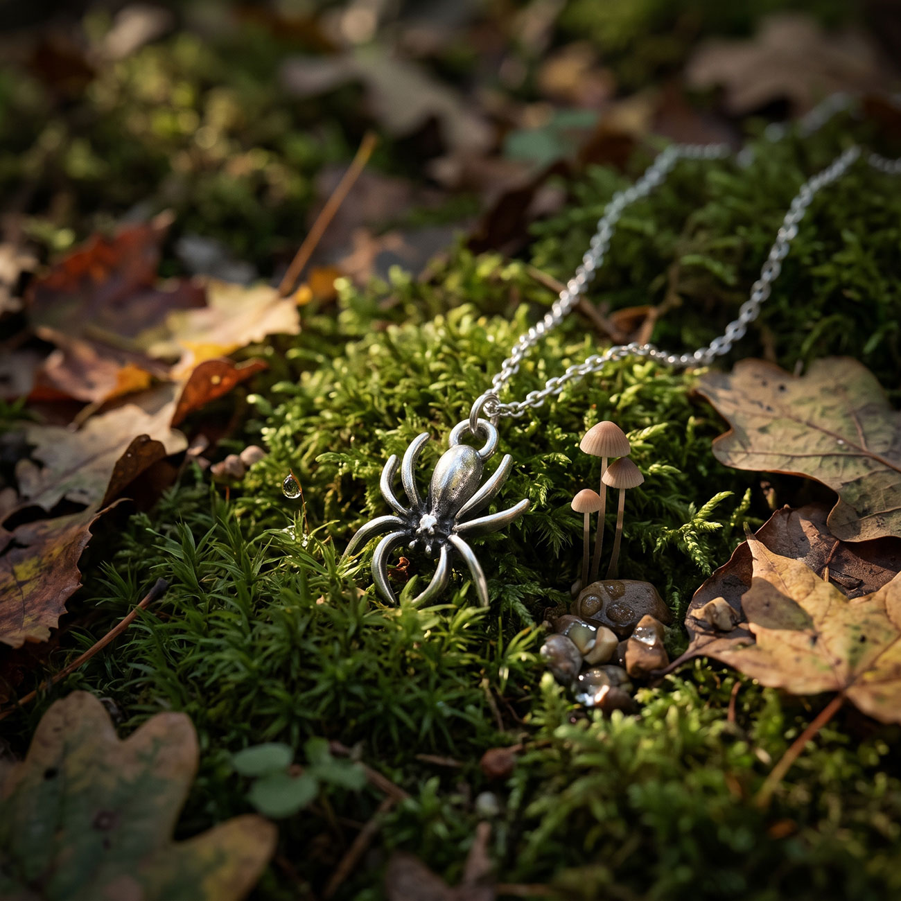 Spider Necklace — marketing