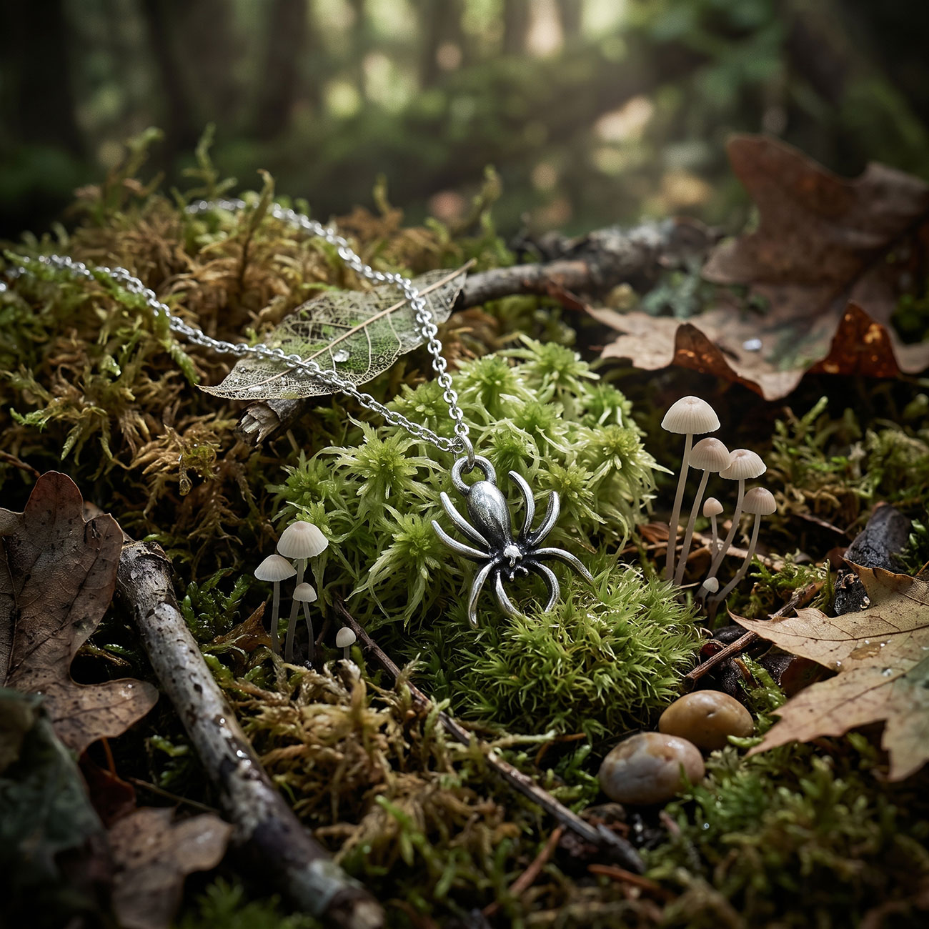 Spider Necklace — marketing
