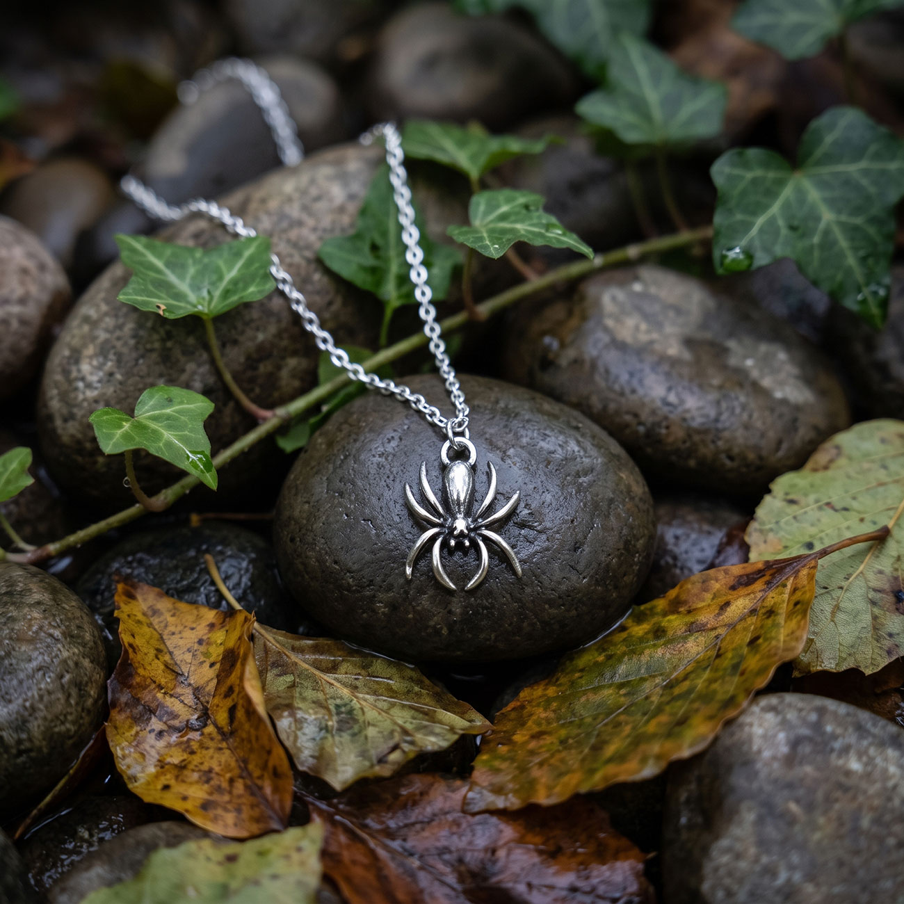 Spider Necklace — marketing