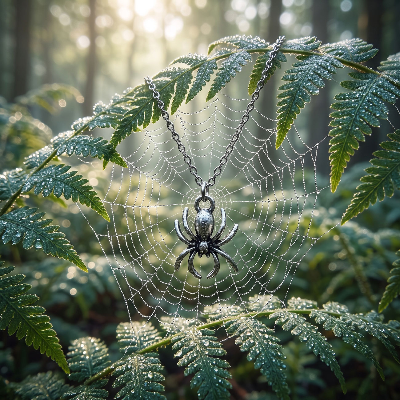 Spider Necklace — marketing