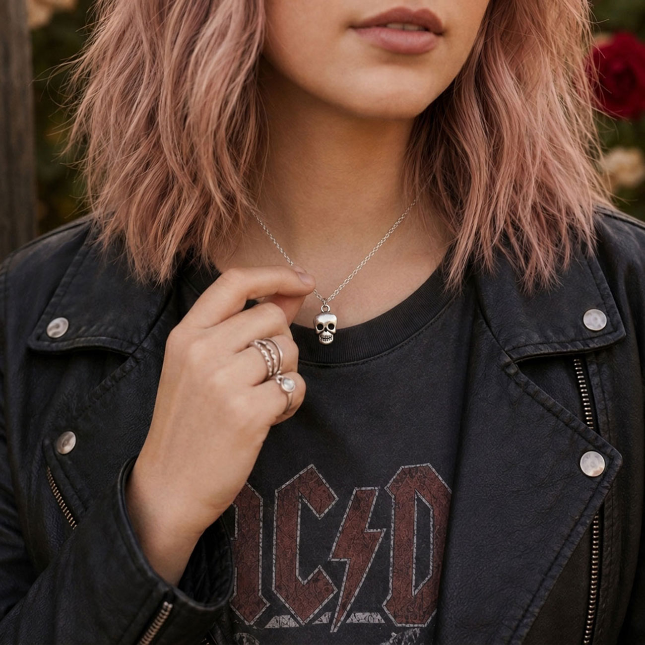 Skull Necklace — marketing