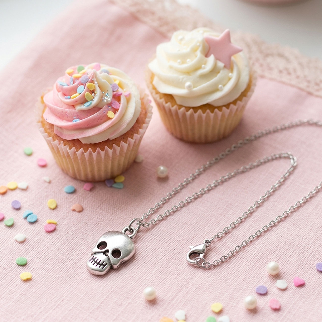 Skull Necklace — marketing