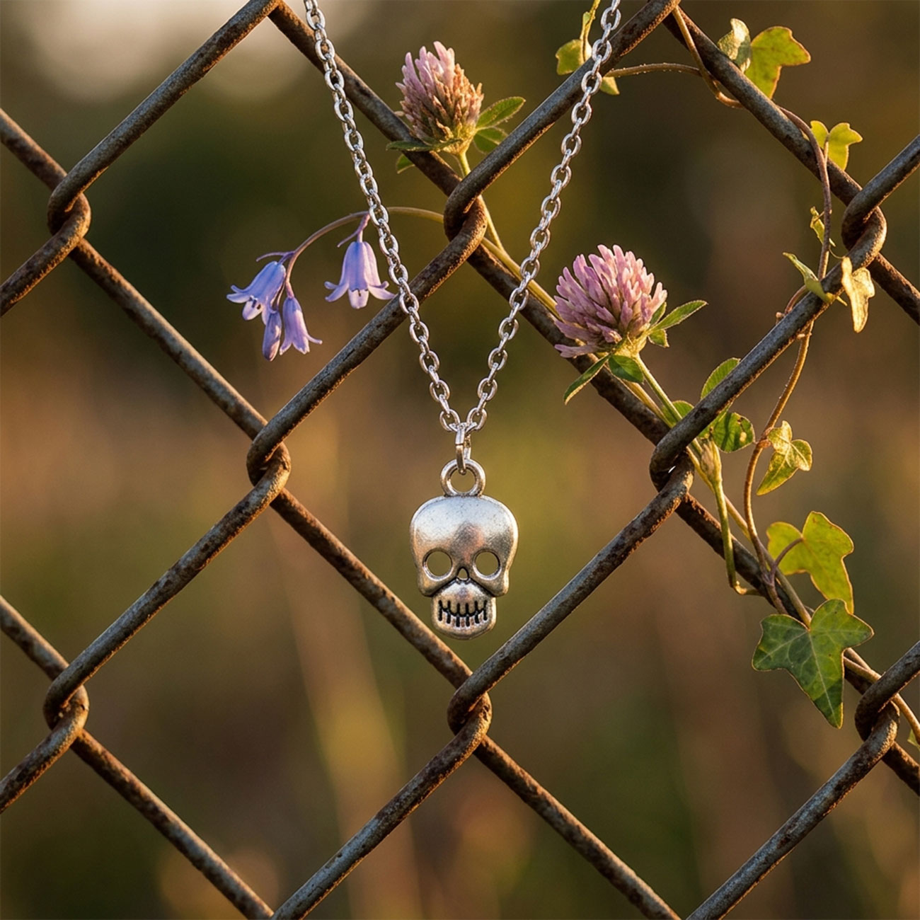 Skull Necklace — marketing