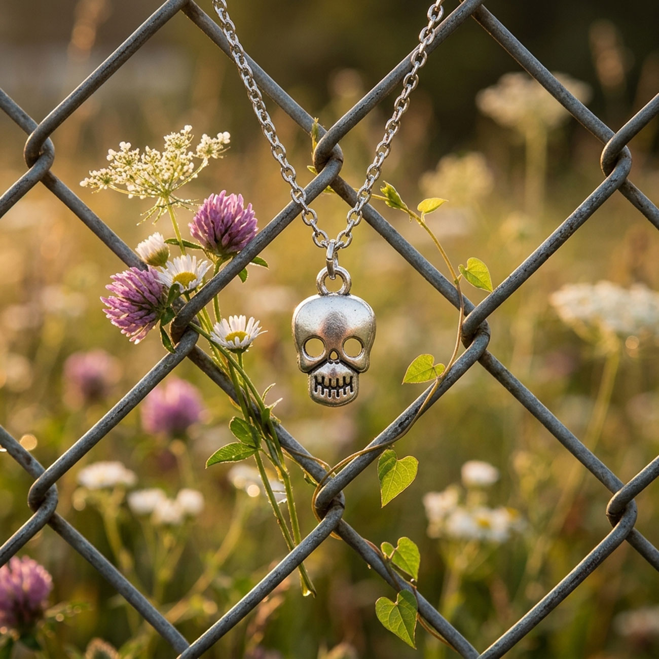 Skull Necklace — marketing