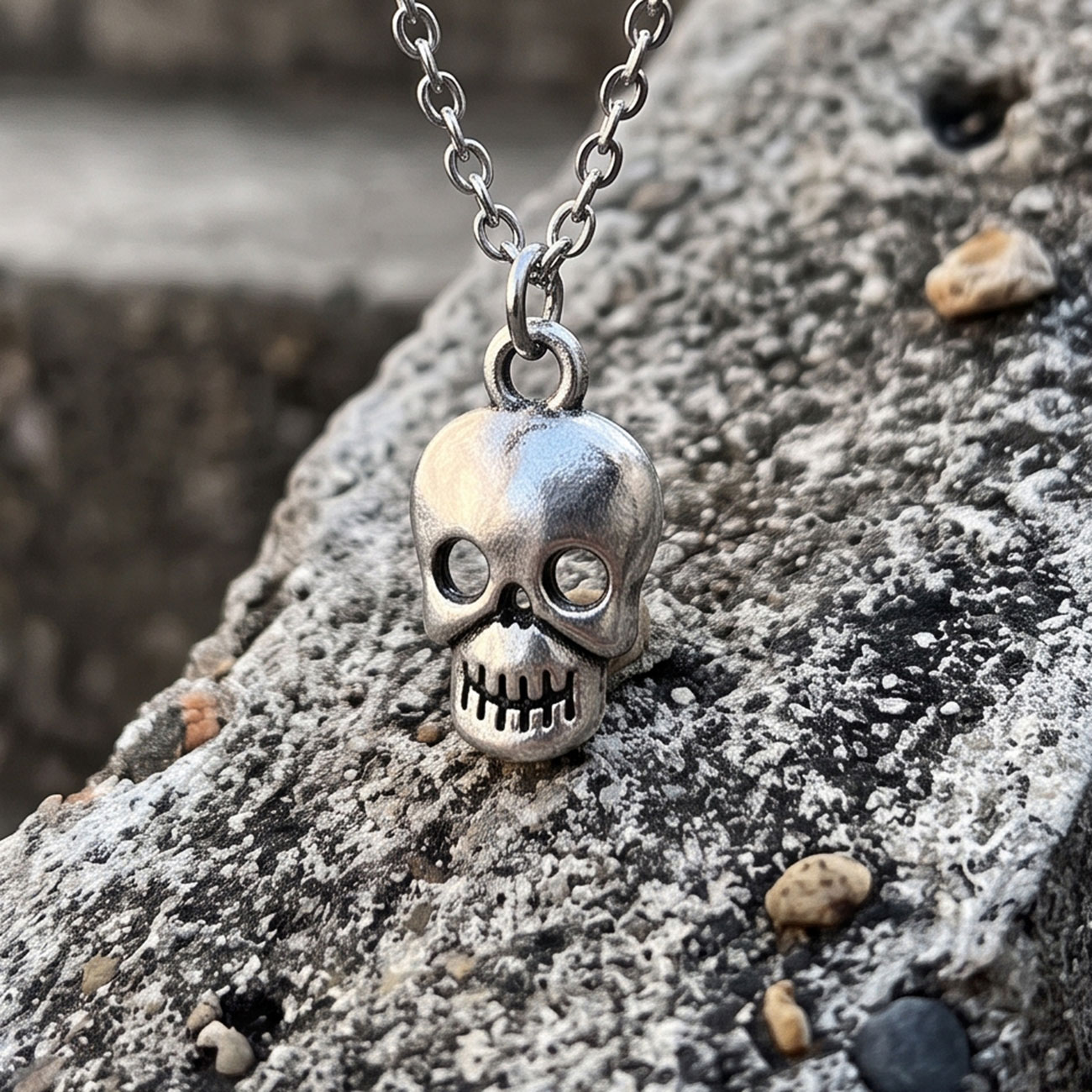 Skull Necklace — marketing