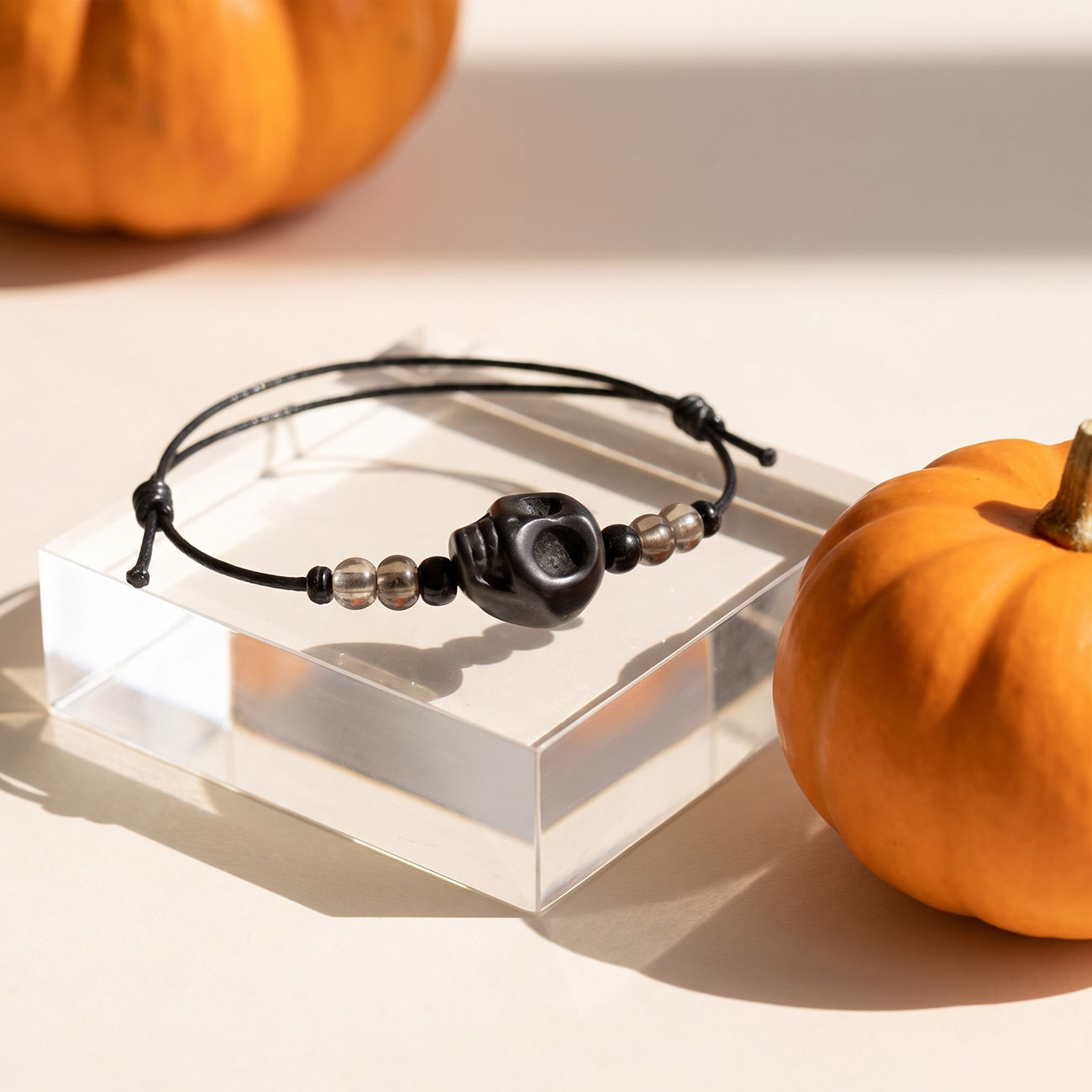 Skull Bracelet • Black — marketing