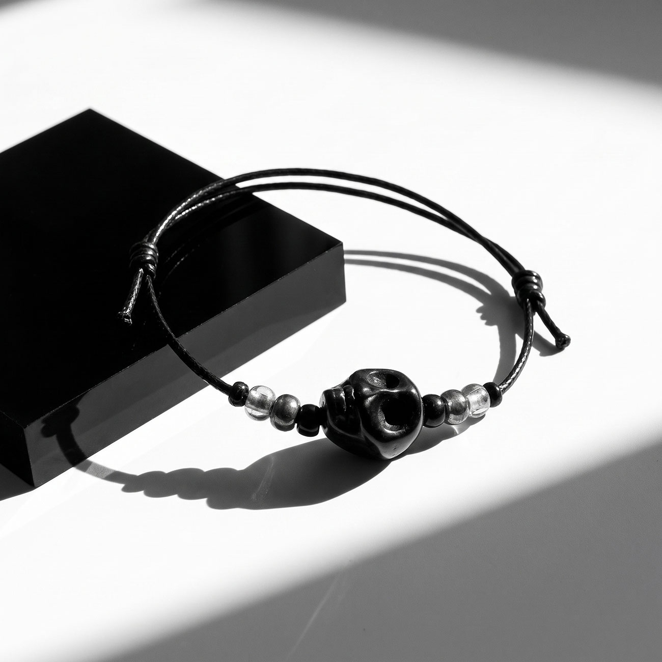 Skull Bracelet • Black — marketing
