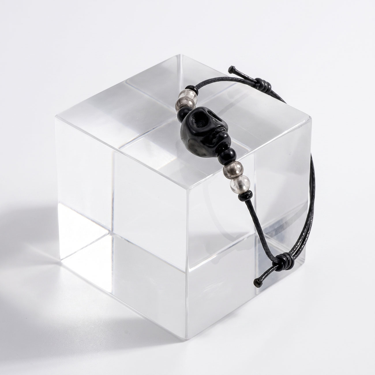 Skull Bracelet • Black — marketing