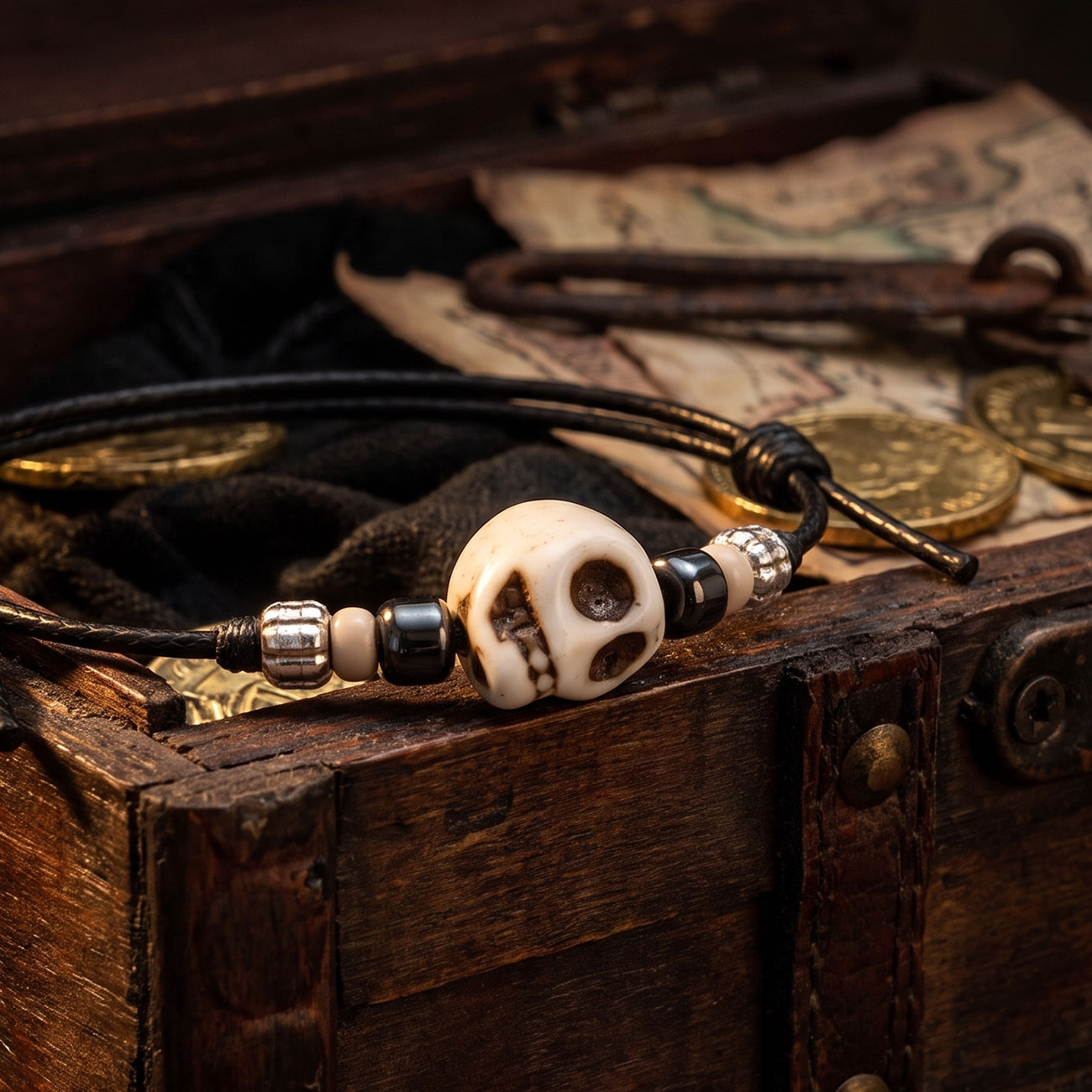 Skull Bracelet • Pirate — marketing photo 10