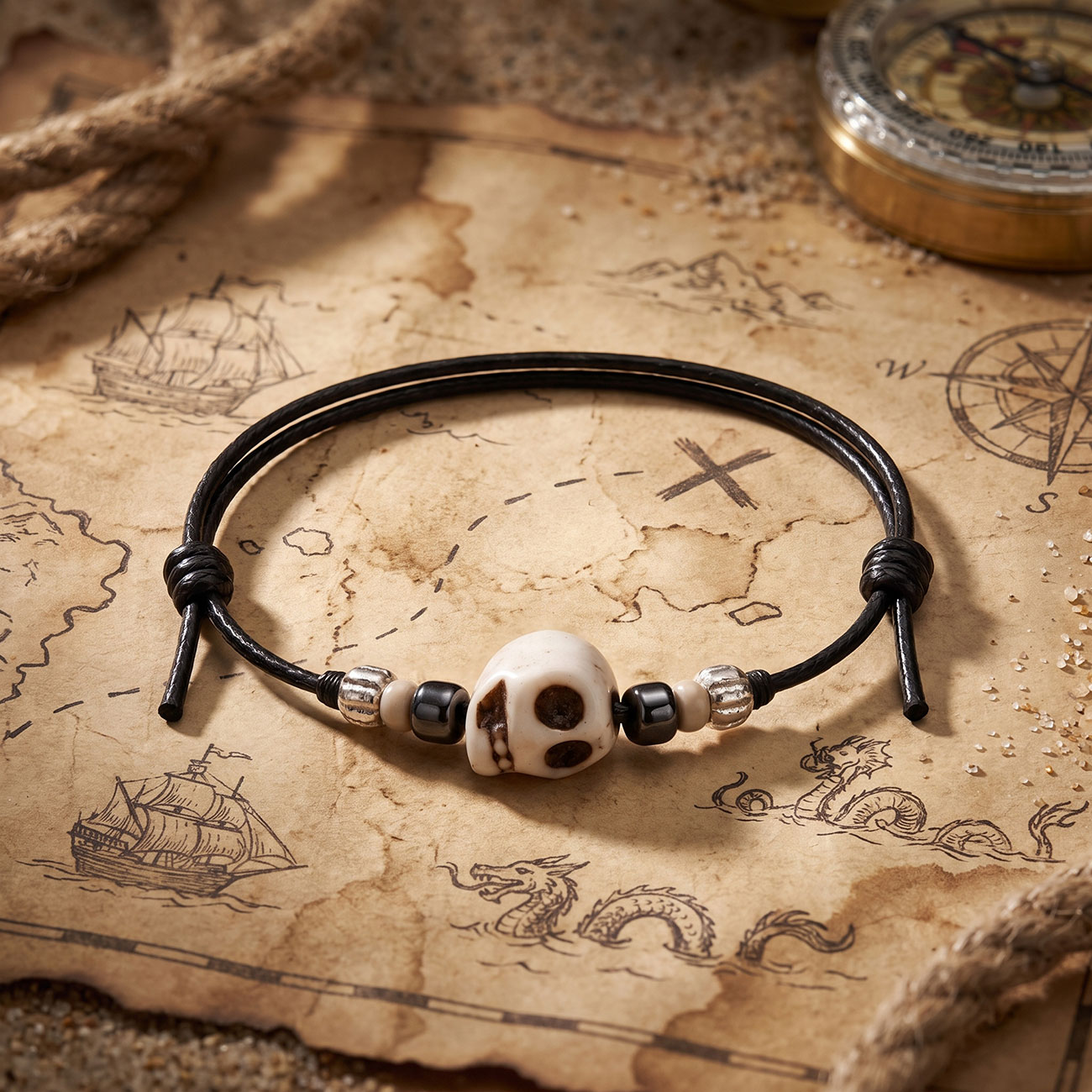 Skull Bracelet • Pirate — marketing photo 1