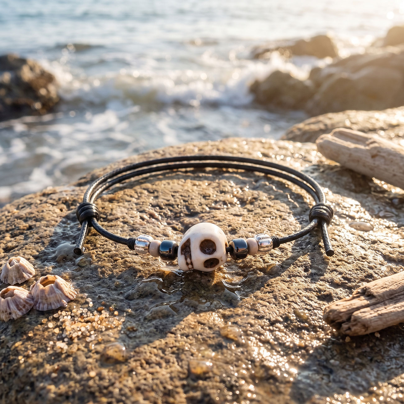 Skull Bracelet • Pirate — marketing photo 3