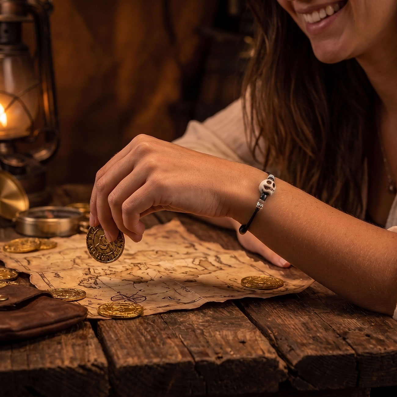 Skull Bracelet • Pirate — marketing photo 8