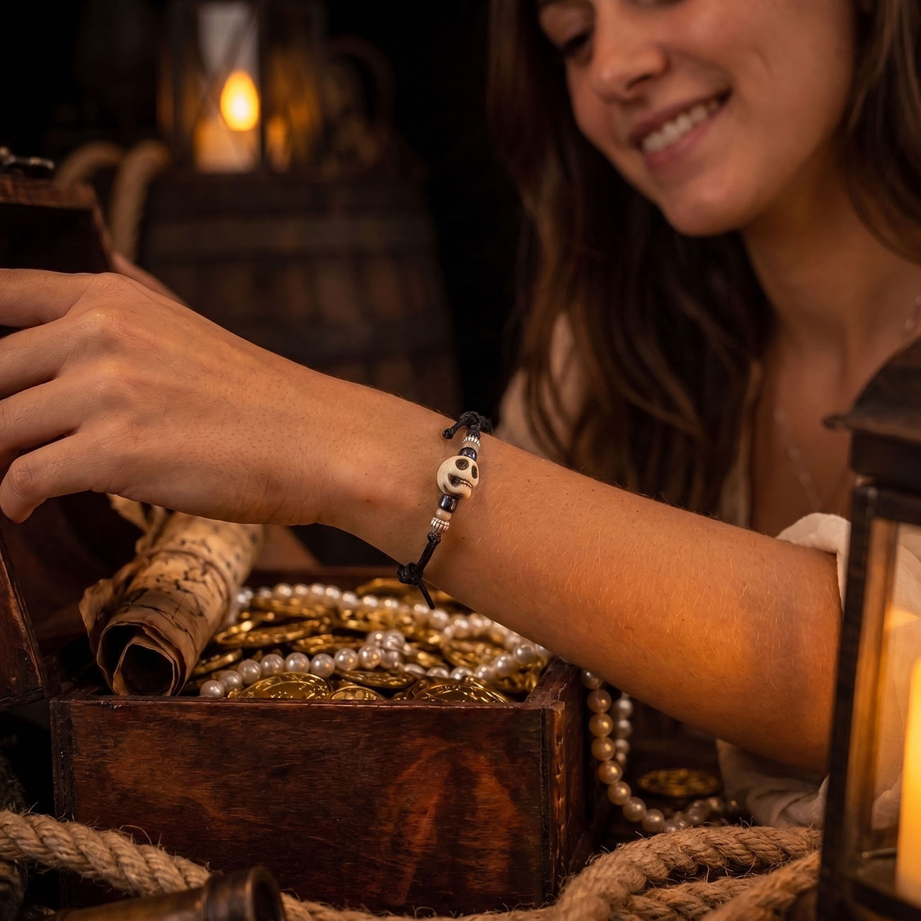 Skull Bracelet • Pirate — marketing photo 11