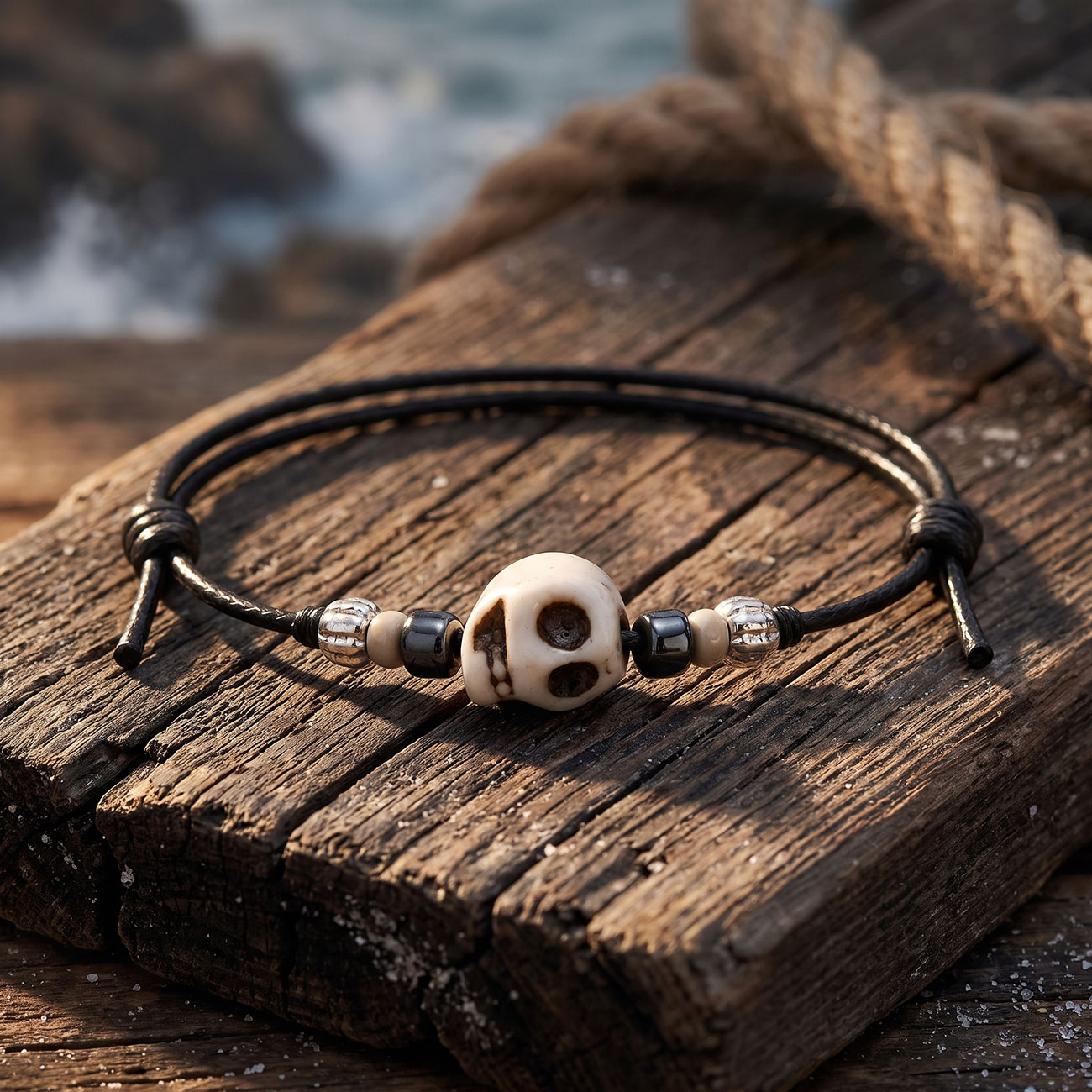 Skull Bracelet • Pirate — marketing photo 6
