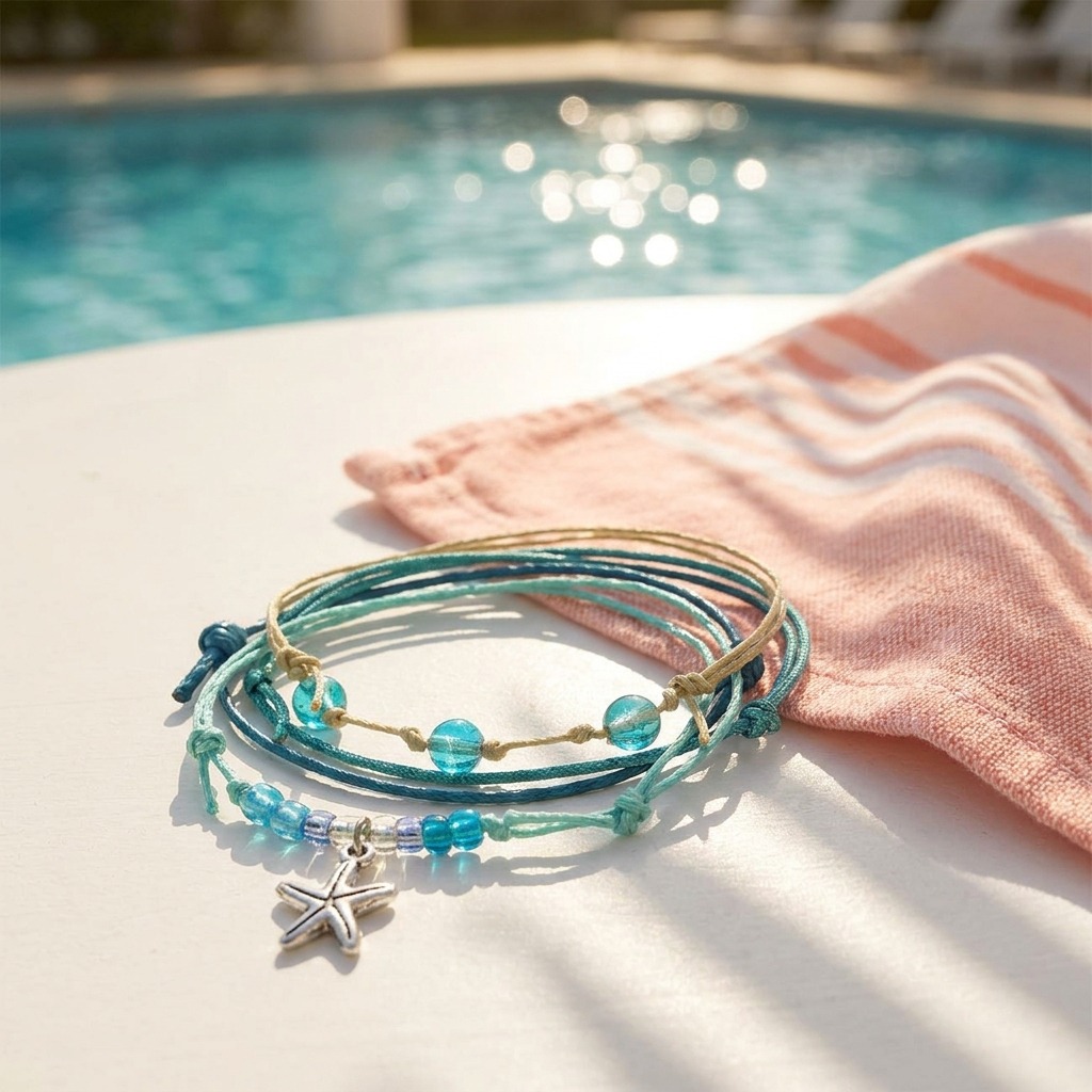 Your next beach getaway has a cute little companion in the Starfish Bracelet Style Pack