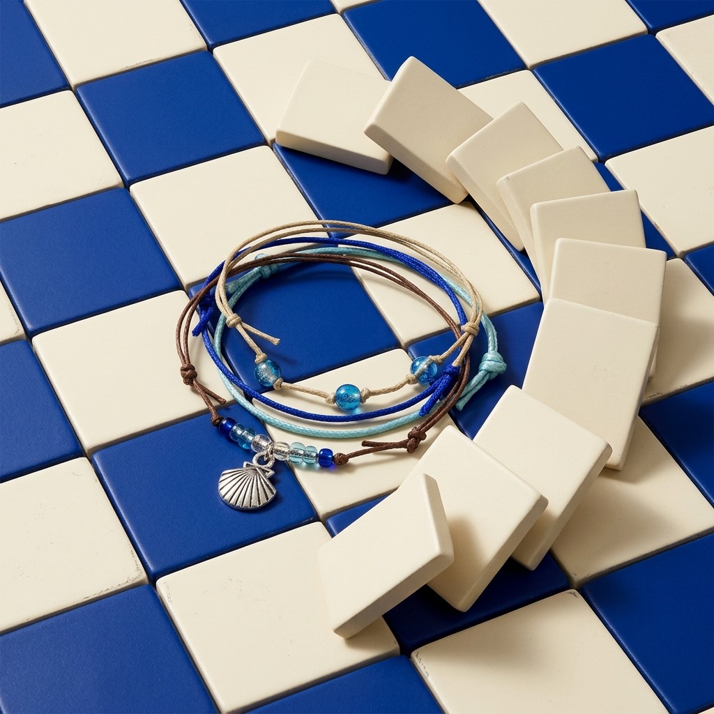 Bring ocean-inspired color into your day with the Seashell Bracelet Style Pack and its playful seashell charm