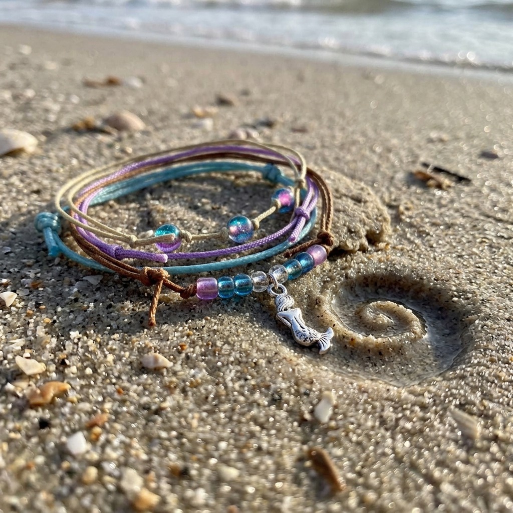 Your Mermaid Bracelet Style Pack brings a little mermaid magic to your favorite stretch of beach