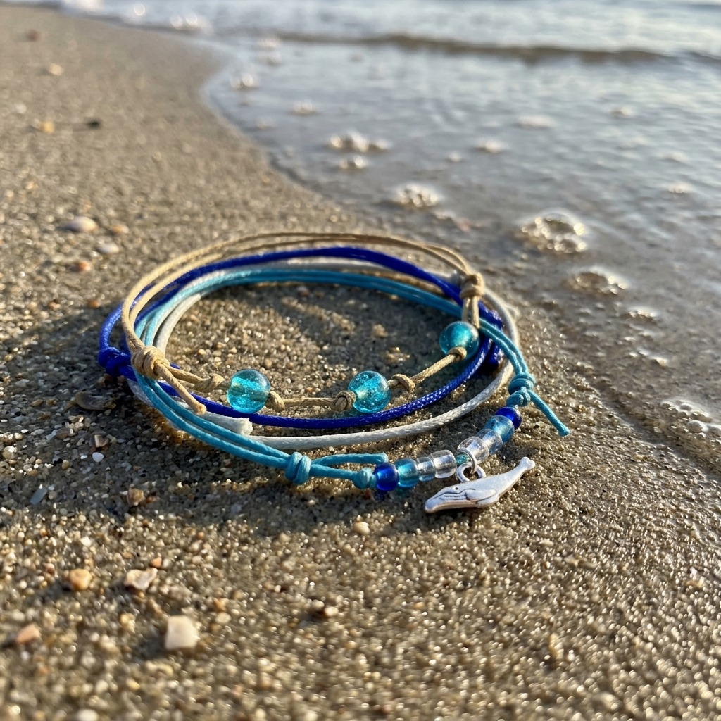 Your Whale Bracelet Style Pack brings a little ocean personality to a beach day with its silver-tone whale charm