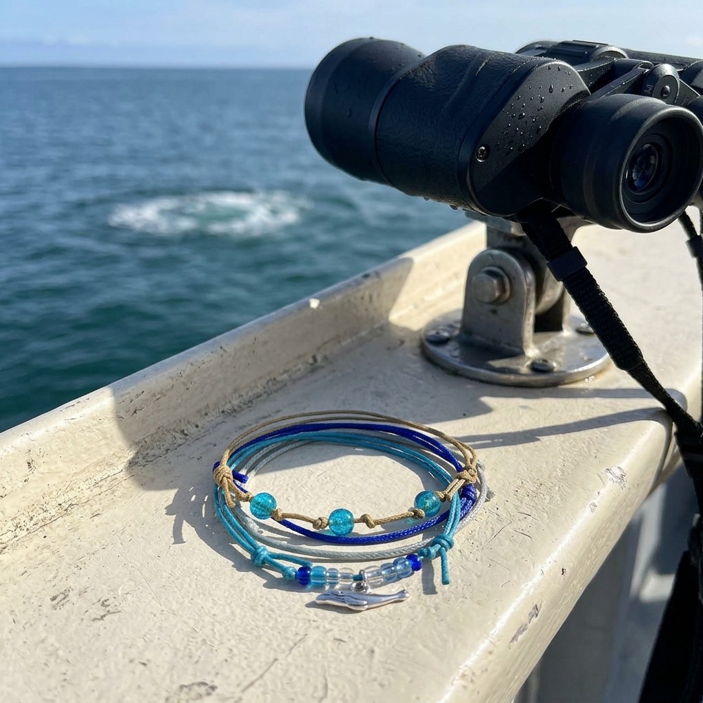 Your Whale Bracelet Style Pack brings back the excitement of spotting whales on a coastal wildlife tour