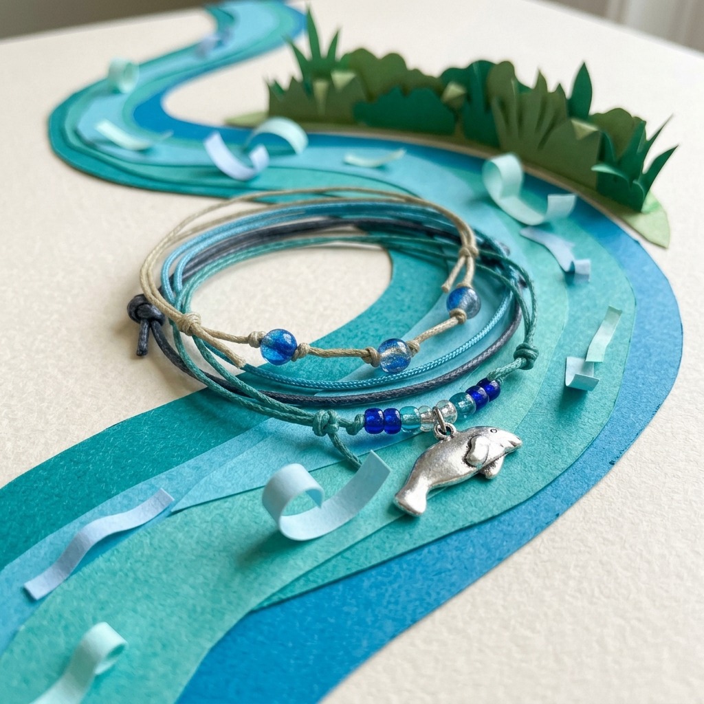 Follow your favorite Florida gentle giant with a Manatee Bracelet Style Pack that celebrates your love for wildlife adventure
