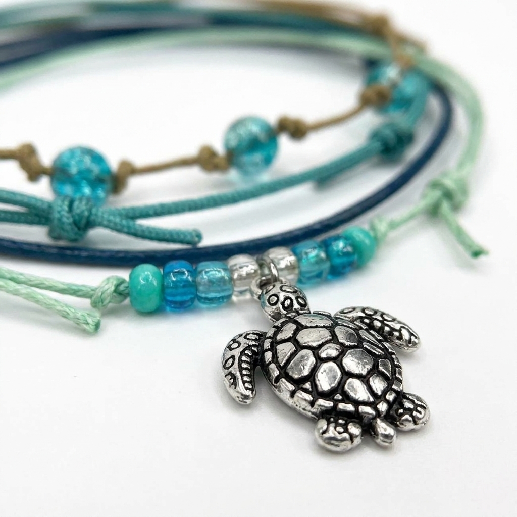 Sea Turtle Bracelet Style Pack - Green