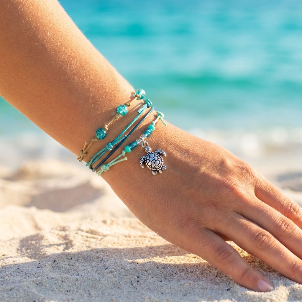 Sea Turtle Bracelet Style Pack - Green