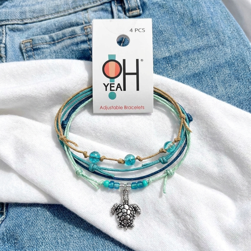 Sea Turtle Bracelet Style Pack • Green, marketing photo 1