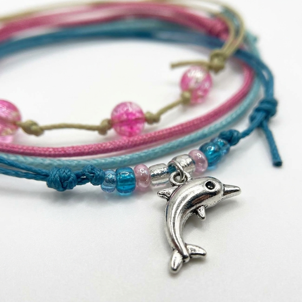 Dolphin Bracelet Style Pack - Pink