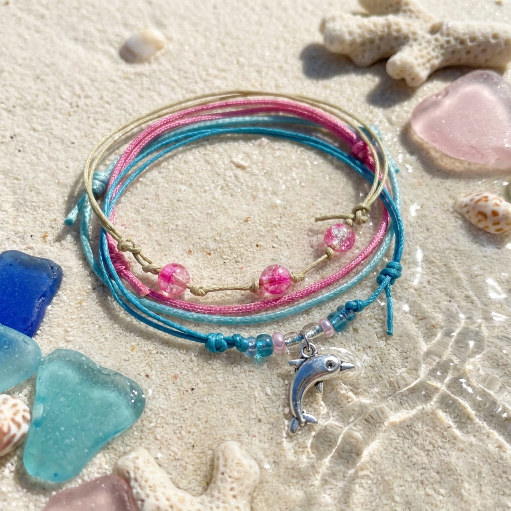 Dolphin Bracelet Style Pack - Pink