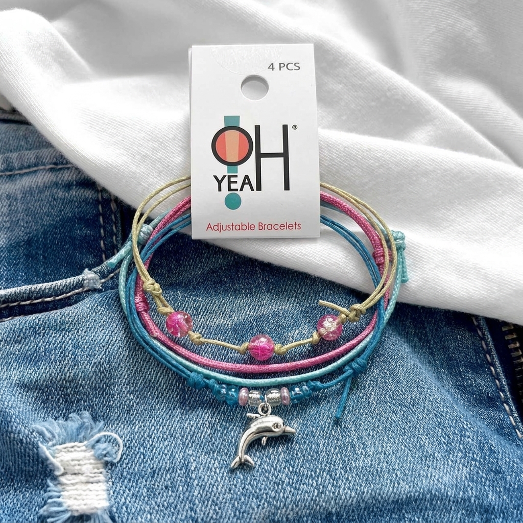 Dolphin Bracelet Style Pack - Pink