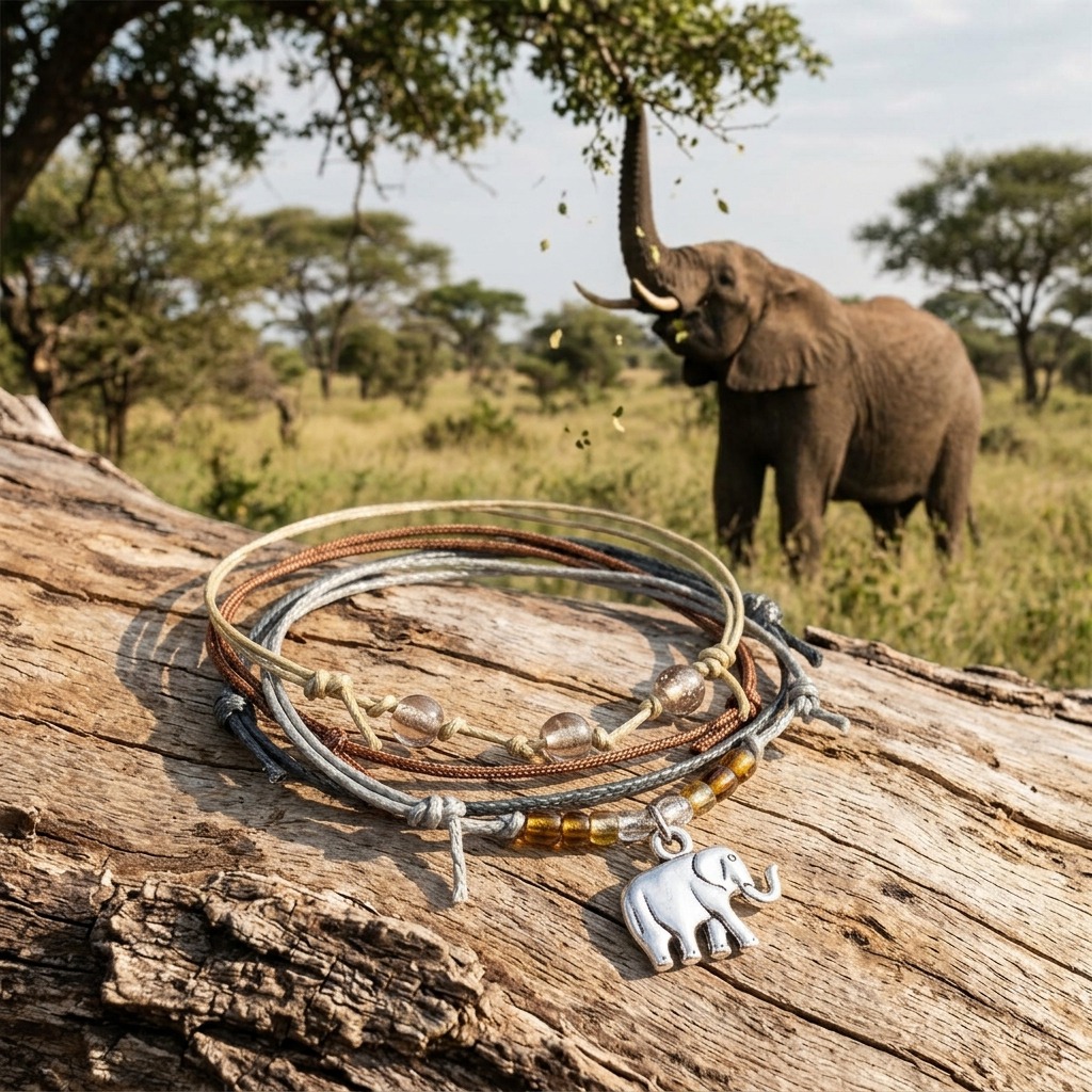 Your favorite wildlife memories deserve a place in your bracelet stack with this Elephant Bracelet Style Pack