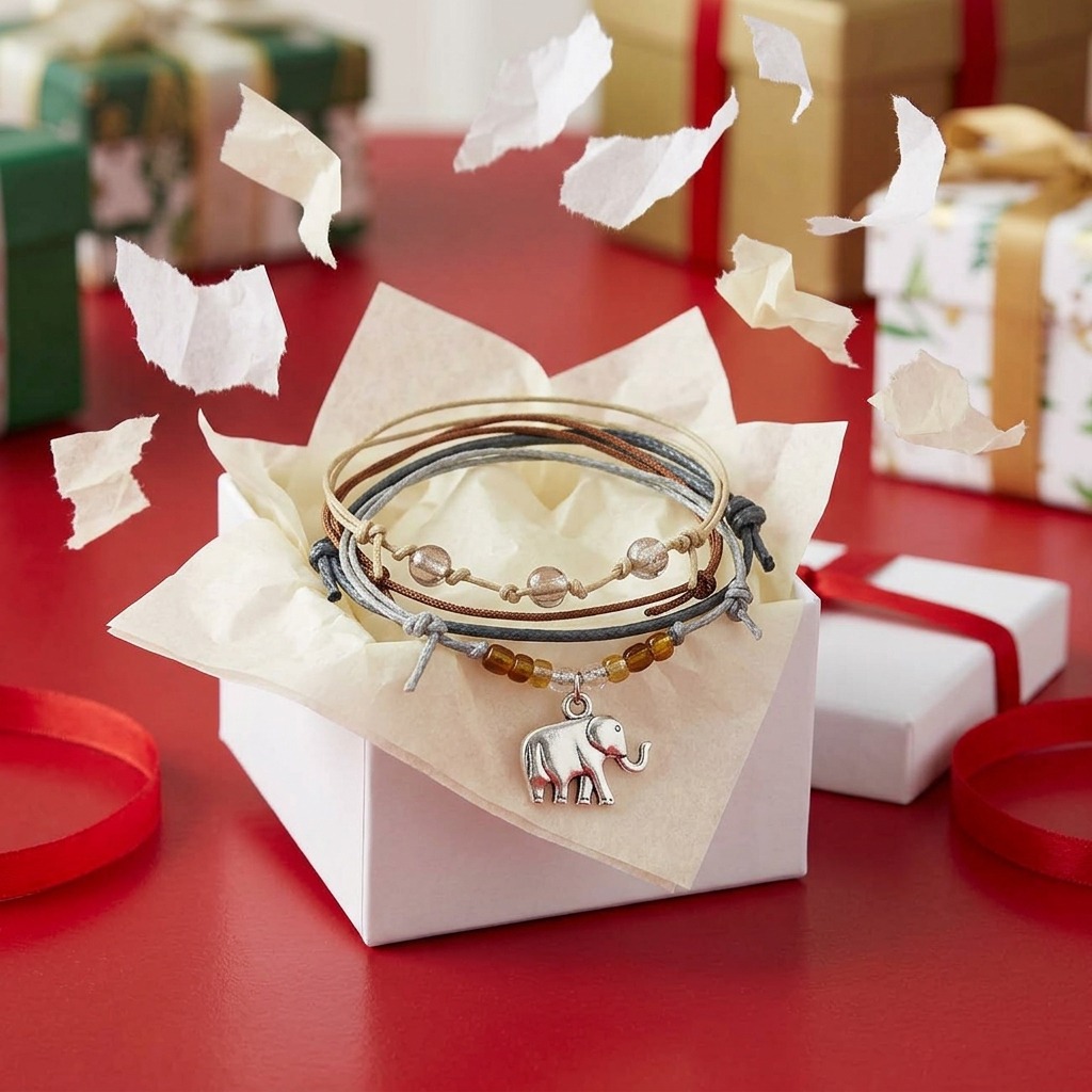 Your next White Elephant gift exchange gets a cheeky surprise with this Elephant Bracelet Style Pack