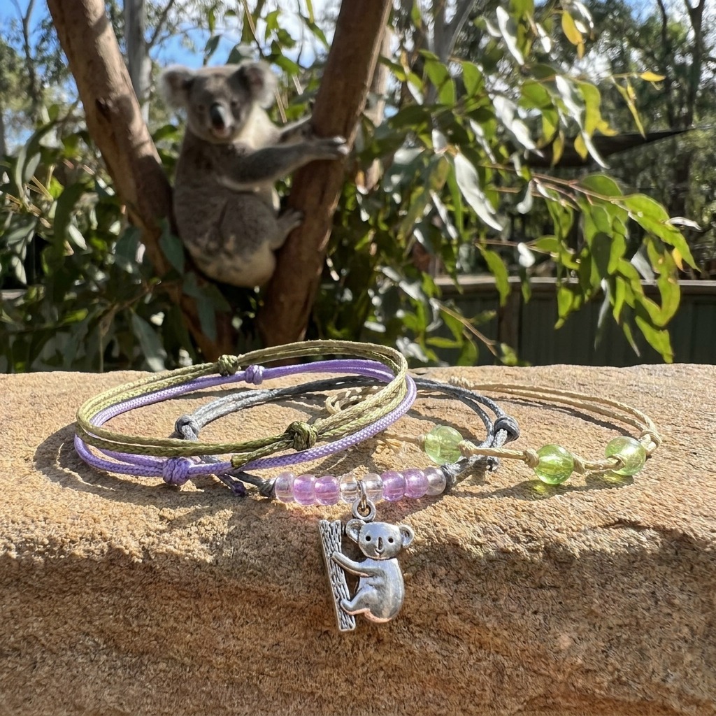 Your Koala Bracelet Style Pack brings the fun of an Australian animal exhibit into your jewelry collection