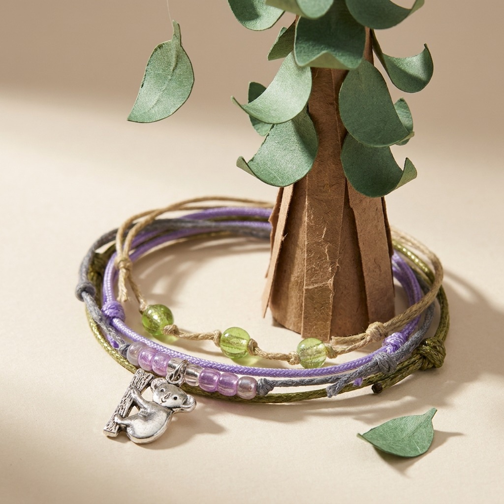 Your Koala Bracelet Style Pack puts an adorable tree-dwelling koala right into your bracelet stack