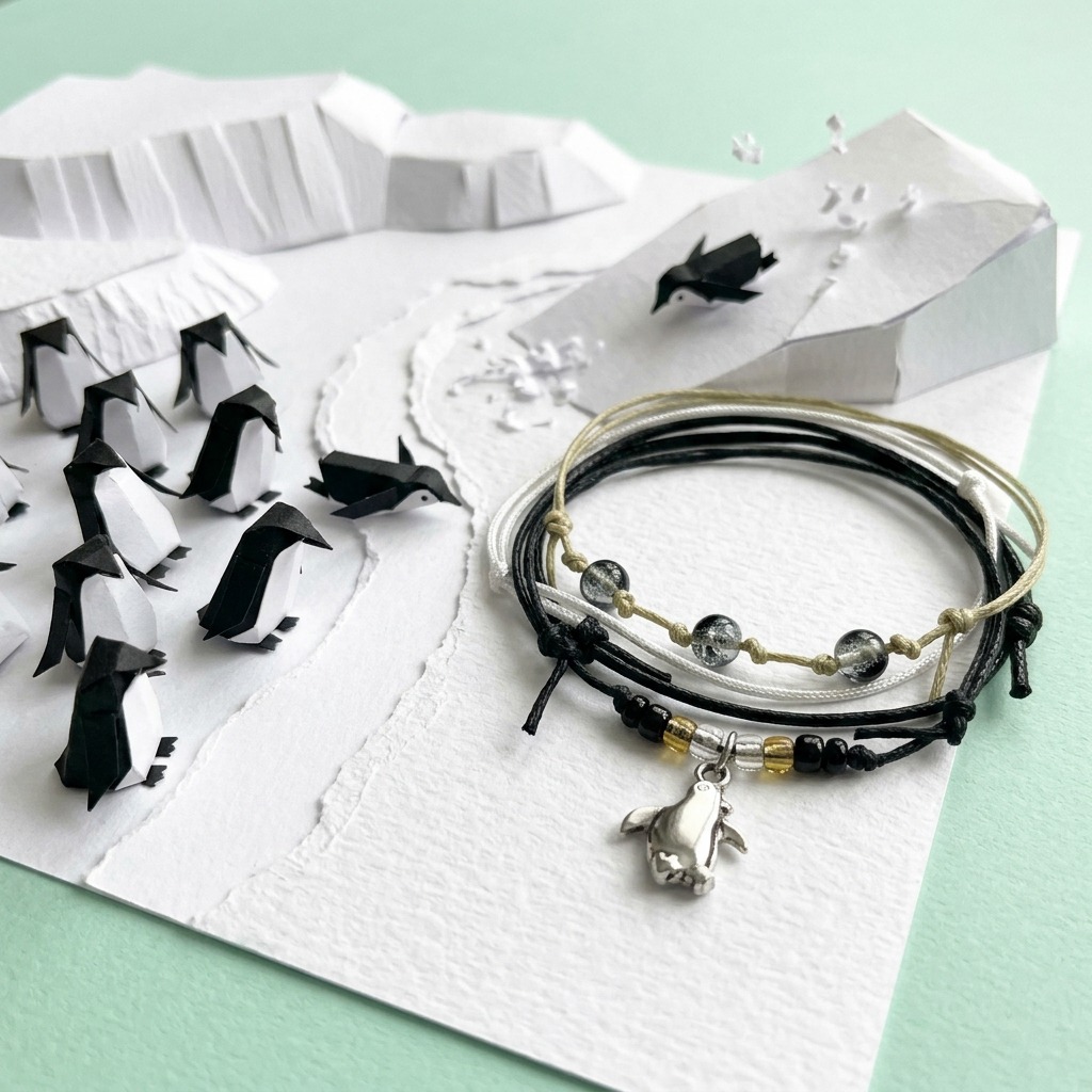 Your Penguin Bracelet Style Pack celebrates the fun of finding your own little crew