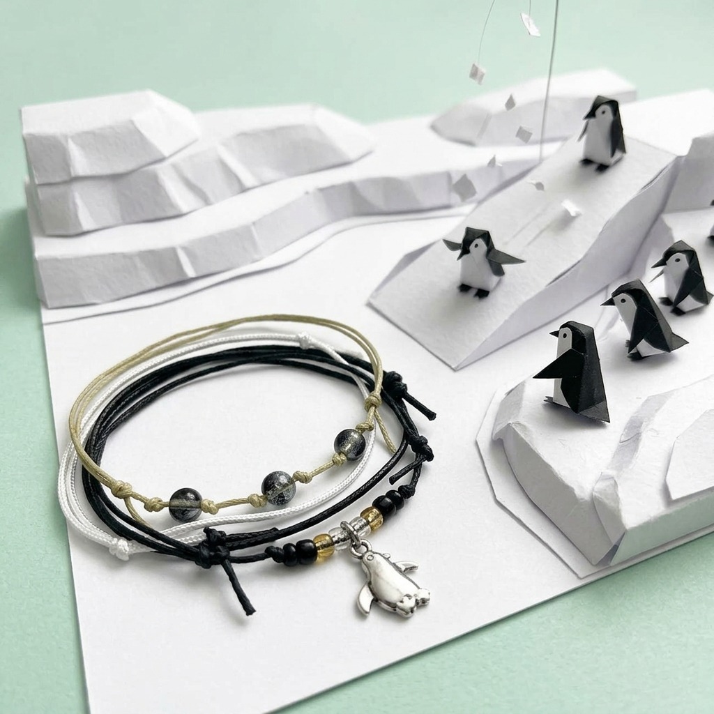 Your Penguin Bracelet Style Pack celebrates the fun of finding your own little crew