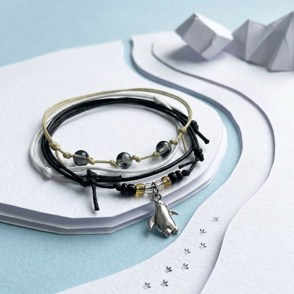 Your Penguin Bracelet Style Pack turns a tiny Antarctic adventure into a story you can wear
