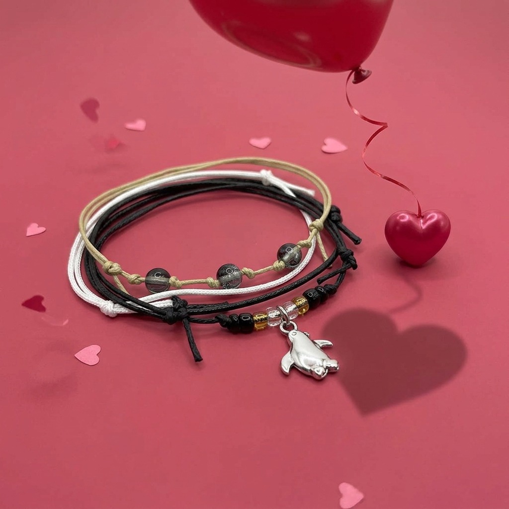 Your Penguin Bracelet Style Pack brings an adorable little penguin into your favorite bracelet stack