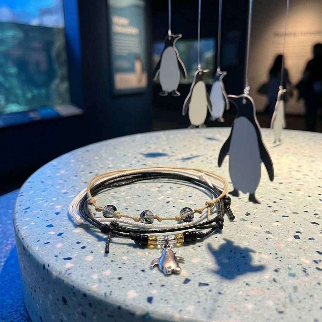 Your Penguin Bracelet Style Pack brings a little penguin personality to every aquarium adventure