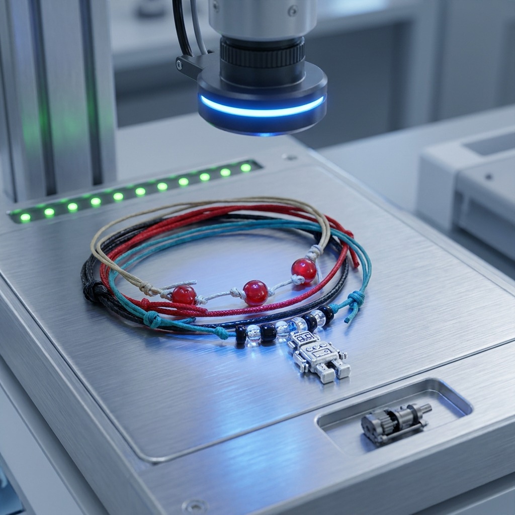 Your Robot Bracelet Style Pack brings a little robot personality to your everyday style with four adjustable bracelets in red