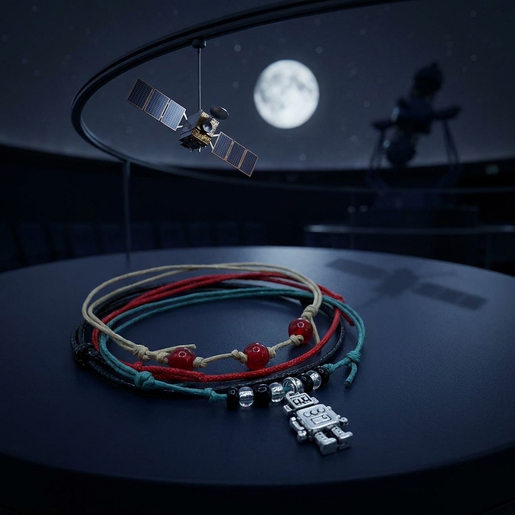 Your Robot Bracelet Style Pack brings a futuristic twist to your bracelet collection with four adjustable bracelets and a sil