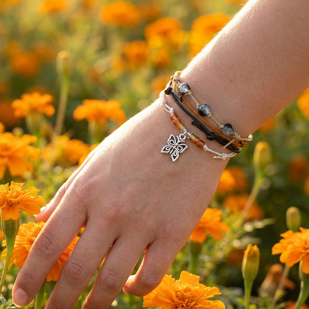 Orange Butterfly Bracelet Style Pack — marketing photo 6