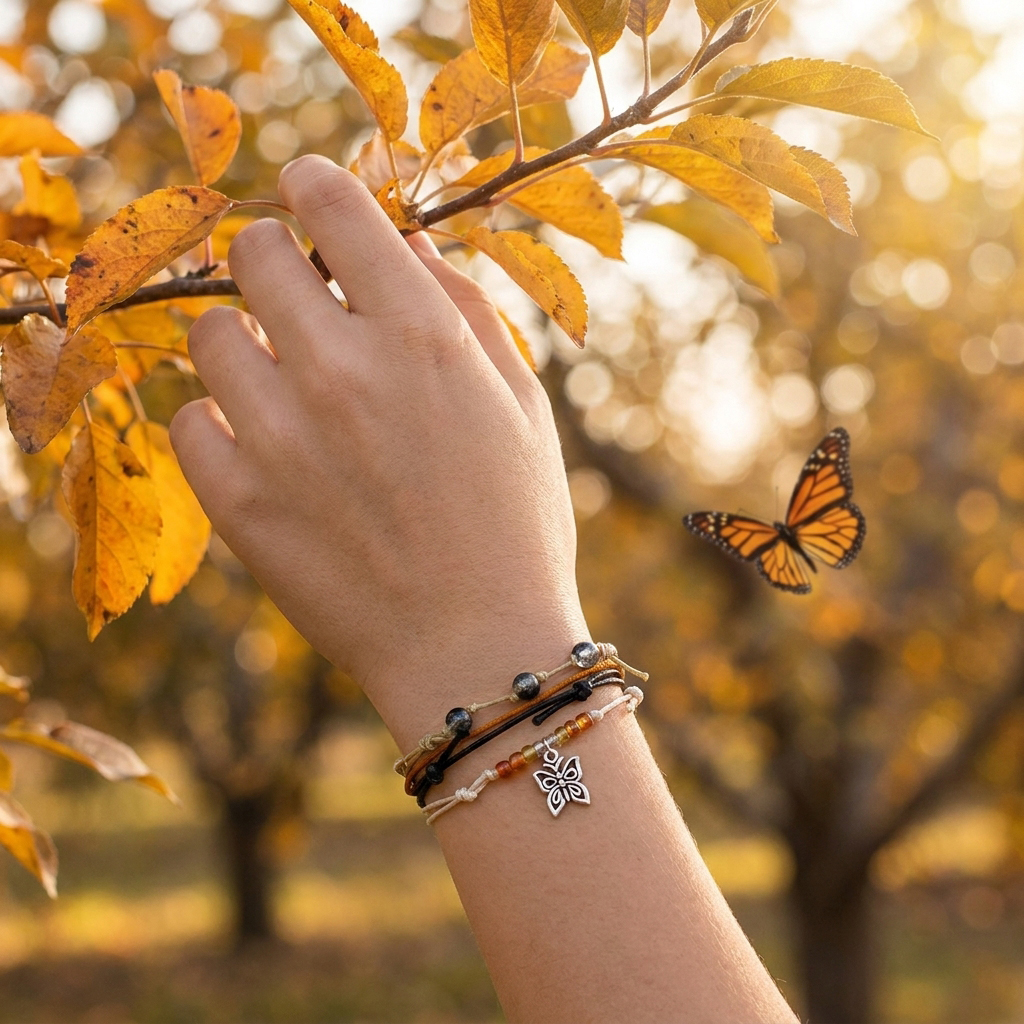 Orange Butterfly Bracelet Style Pack — marketing photo 5