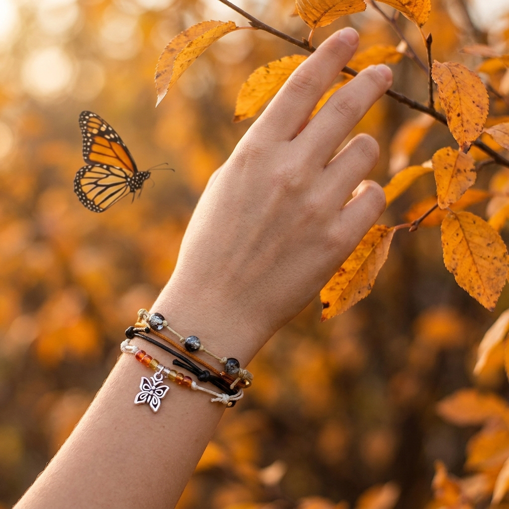 Orange Butterfly Bracelet Style Pack — marketing photo 4